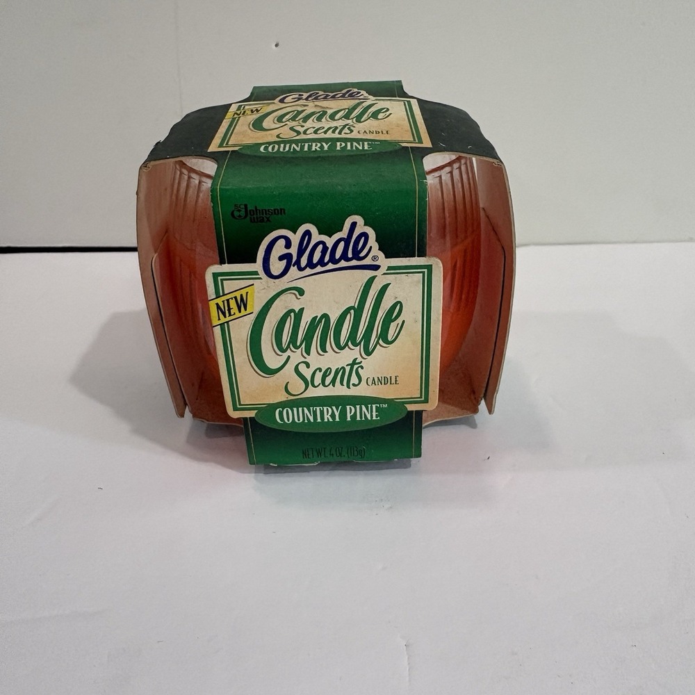 Glade Candle Scents RETIRED Pine 4 oz Old Stock 1995 Discontinued